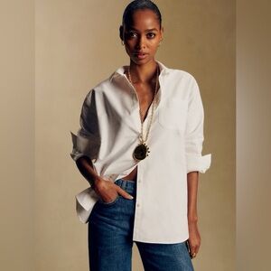 Sezane Max Shirt in white